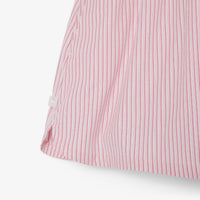 Short large rayé et boutonné - Malva & Nidus Blanc
