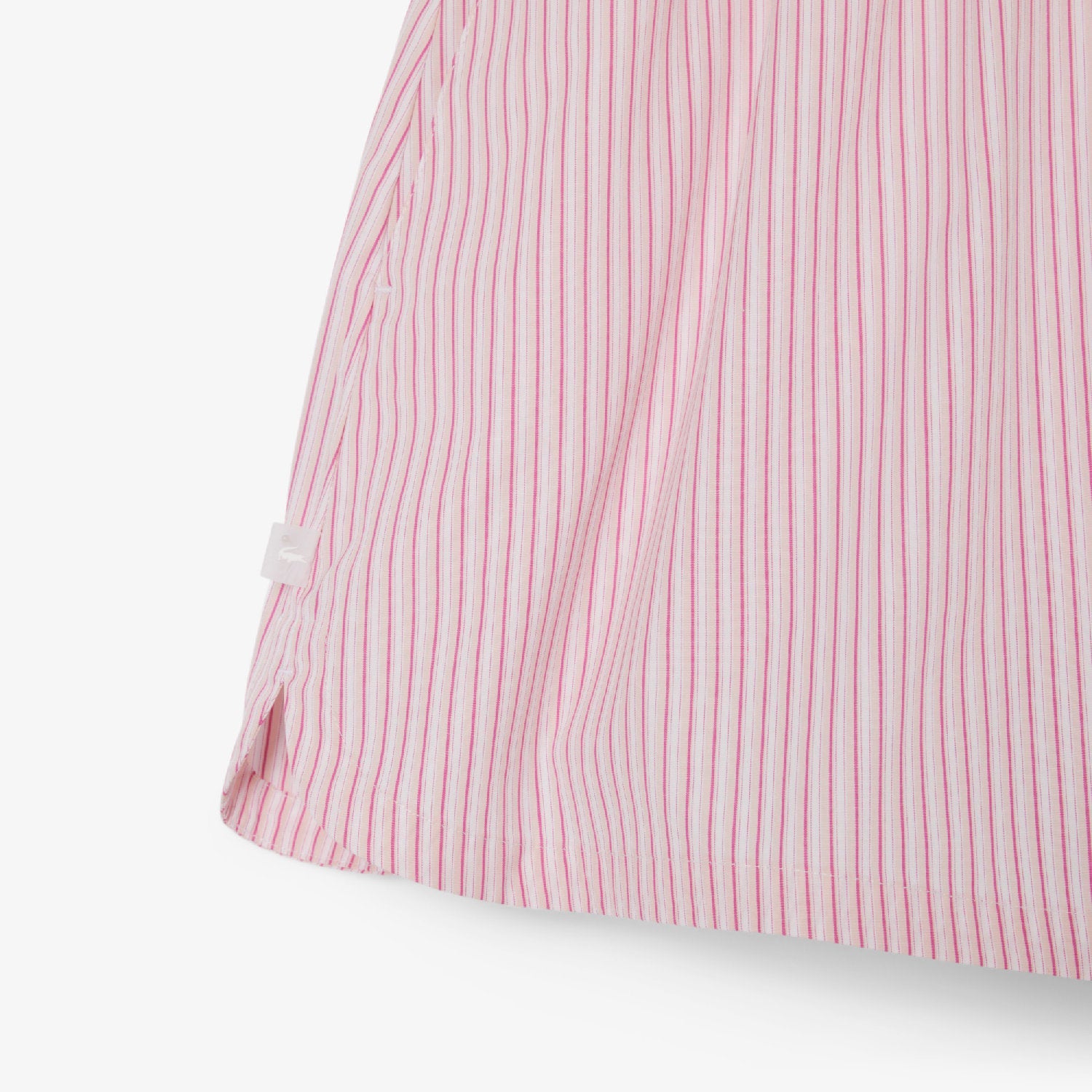Short large rayé et boutonné - Malva & Nidus Blanc