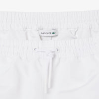 Printed drawstring shorts - White
