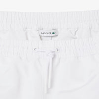 Short imprimé à cordon - Blanc