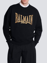 Sweatshirt brodé - Noir & Or