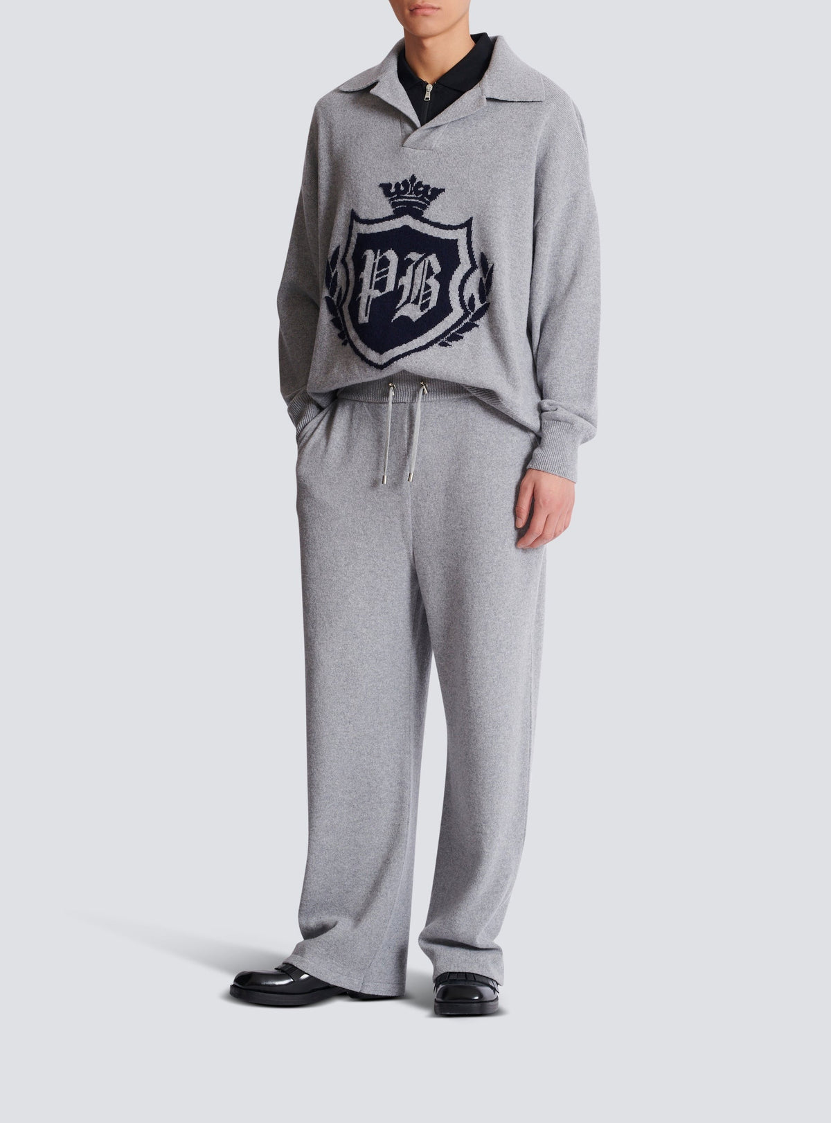 Cashmere jogging pants - Heather Grey