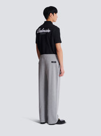 Pantalon de jogging en cachemire écologique - Gris Chiné