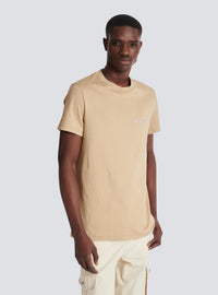 T-shirt à logo balmain vintage gel - Beige