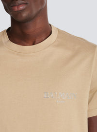 Vintage Gel logo T-shirt - Beige