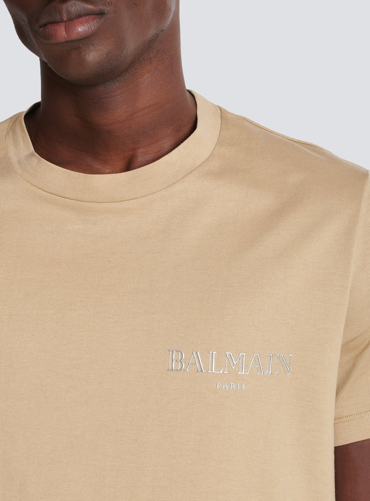 Vintage Gel logo T-shirt - Beige