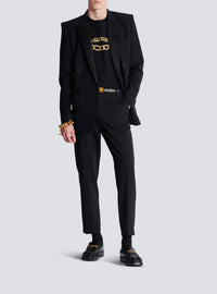 Printed T-shirt - Black & Gold