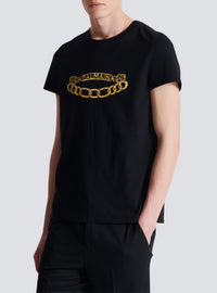 Printed T-shirt - Black & Gold