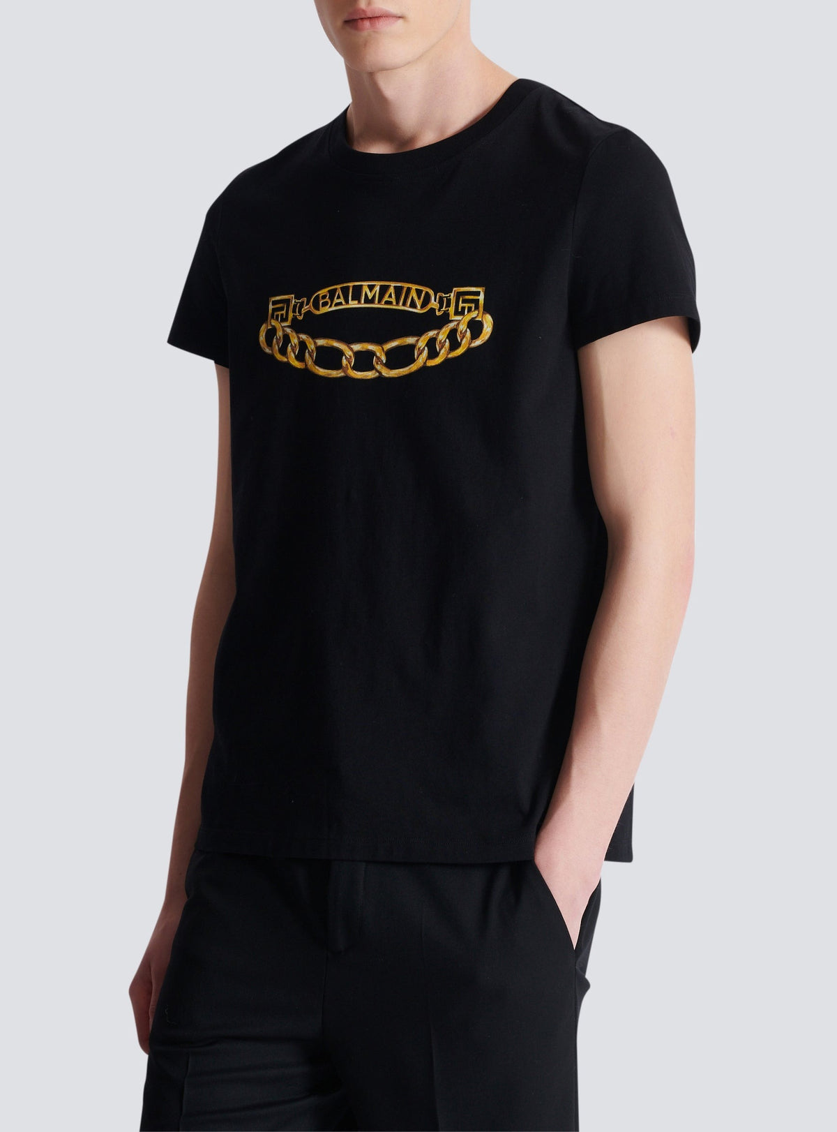 Printed T-shirt - Black & Gold