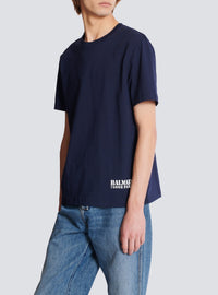 T-shirt imprimé - Marine & Blanc