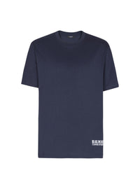 T-shirt imprimé - Marine & Blanc