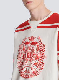 Varsity T-shirt - Cream & Red