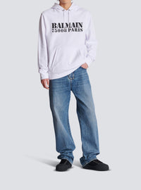 Sweat à capuche - Blanc & Noir