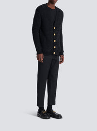 Cardigan à boutons - Noir