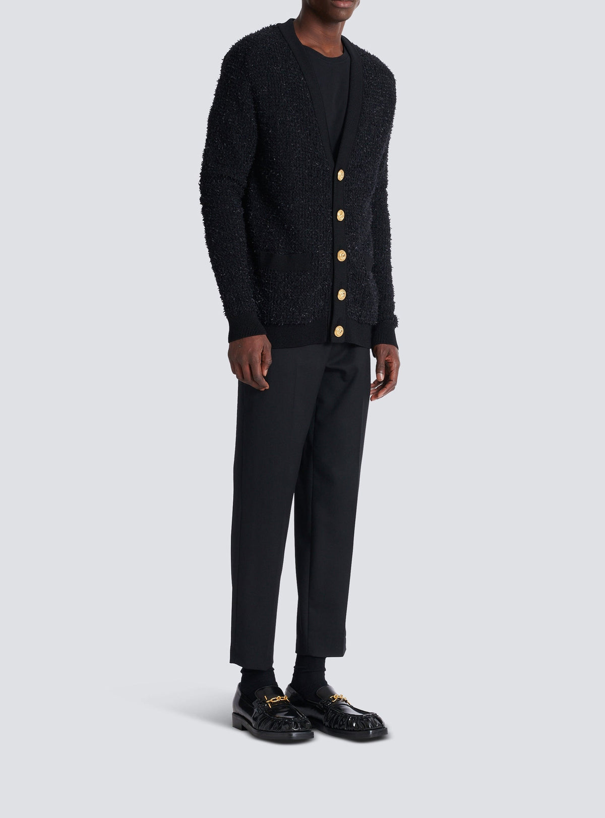 Cardigan à boutons - Noir