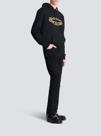 Pantalon regular en denim - Noir Délavé