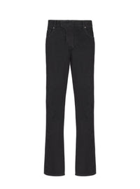 Jean regular en denim  - Noir Délavé