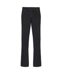 Jean regular en denim  - Noir Délavé
