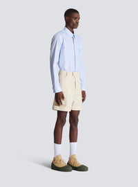 Bermuda cargo en coton - Beige