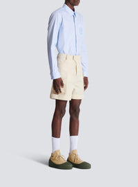 Bermuda cargo en coton - Beige