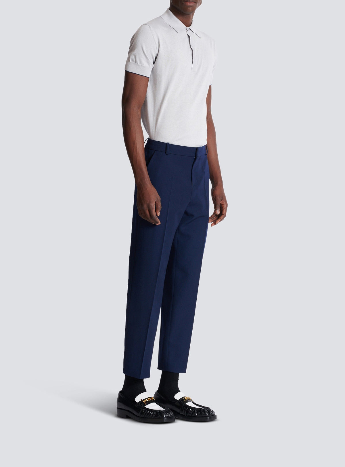 Pantalon en laine - Marine