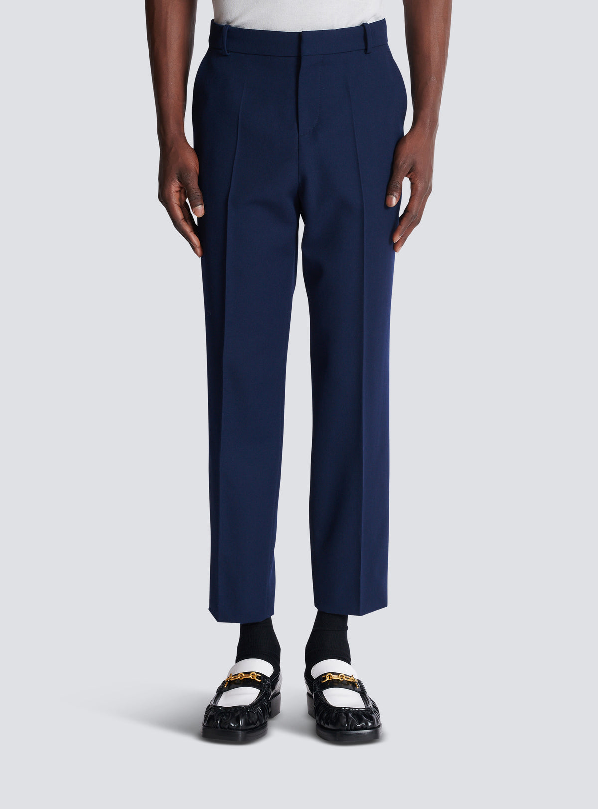 Pantalon grain de poudre - Marine