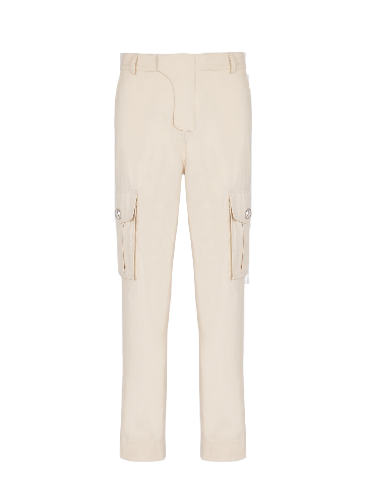 Cotton cargo trousers - Beige