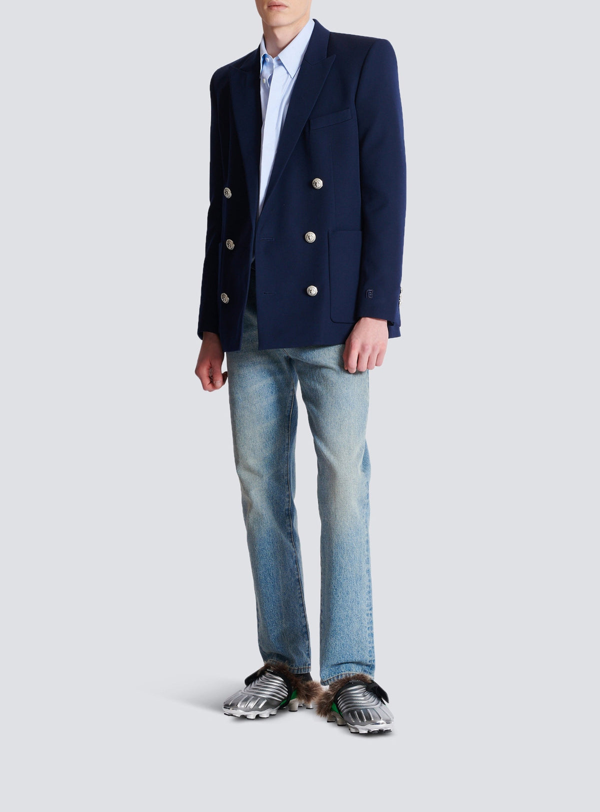 Blazer en laine - Marine