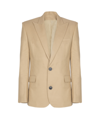 Veste 2 boutons en toile - Beige