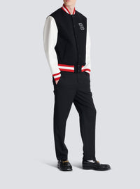 Veste varsity en laine - Rouge