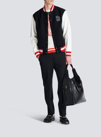 Veste varsity en laine - Rouge