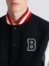 Veste varsity en laine - Rouge
