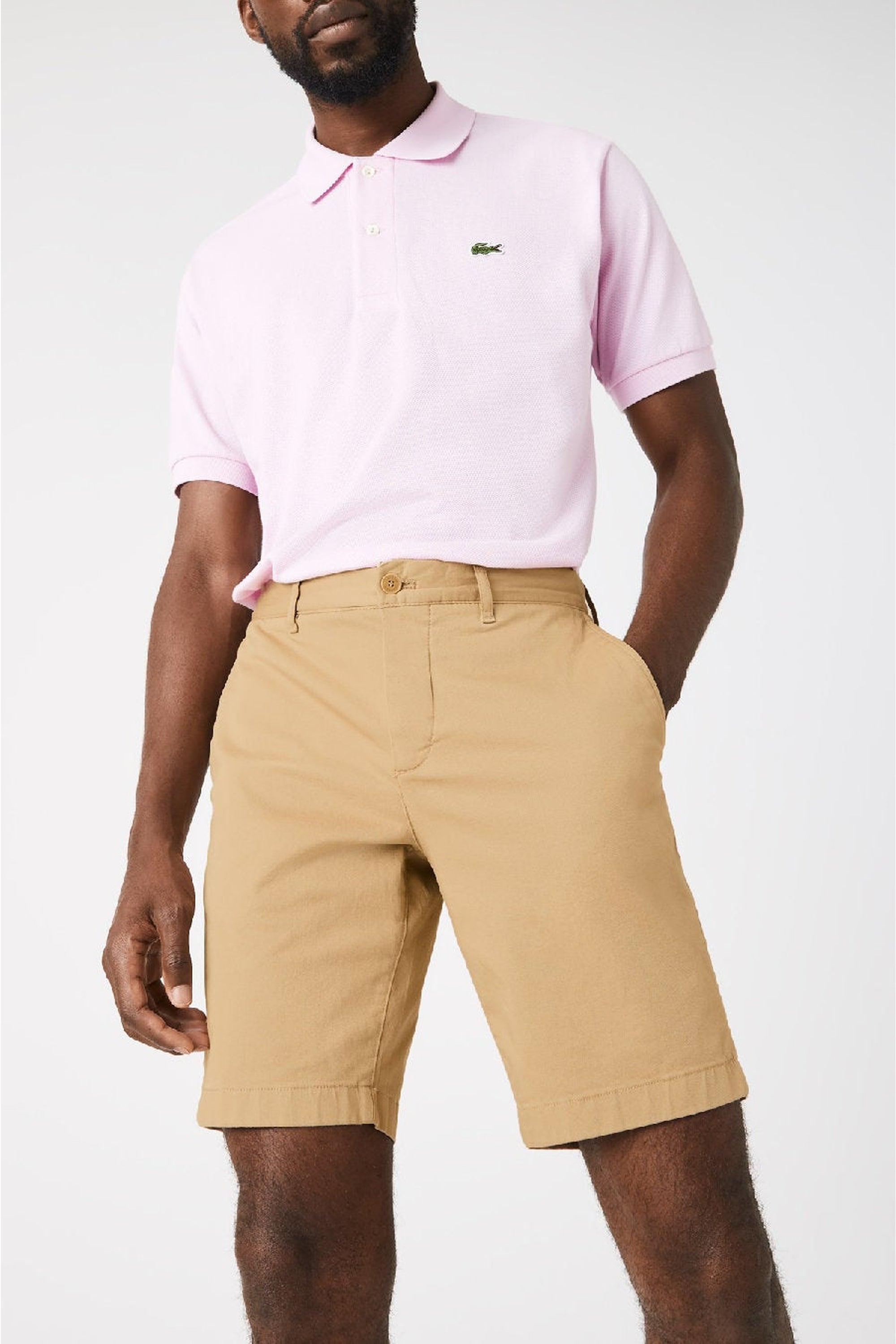 Fitted Bermuda shorts with pockets - Viennese