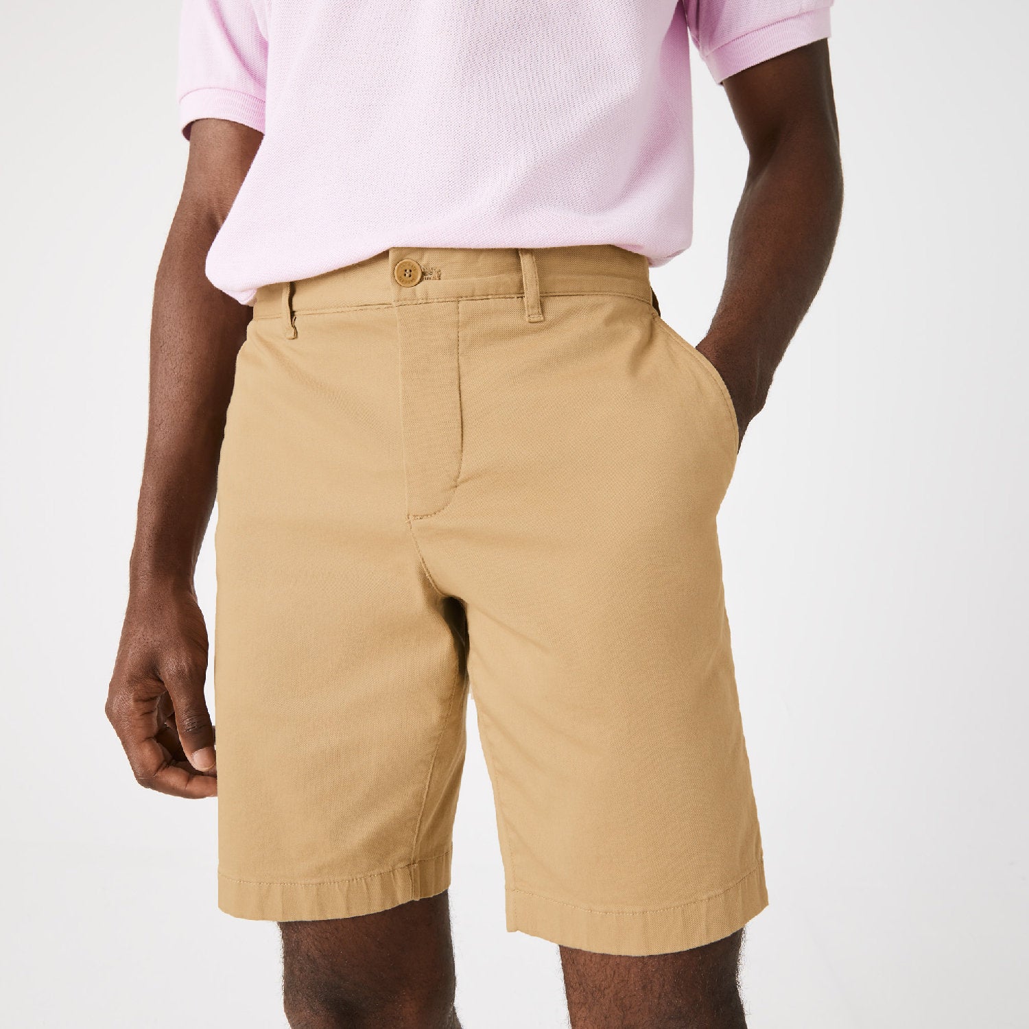 Fitted Bermuda shorts with pockets - Viennese