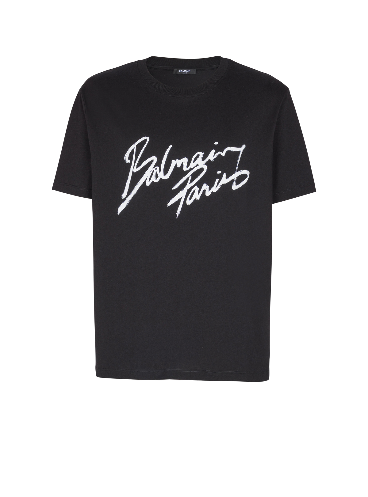 T-shirt Balmain à motif  - Noir & Blanc