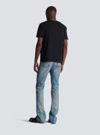 T-shirt Balmain à motif  - Noir & Blanc