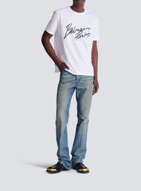 T-shirt à motif - Blanc & Noir