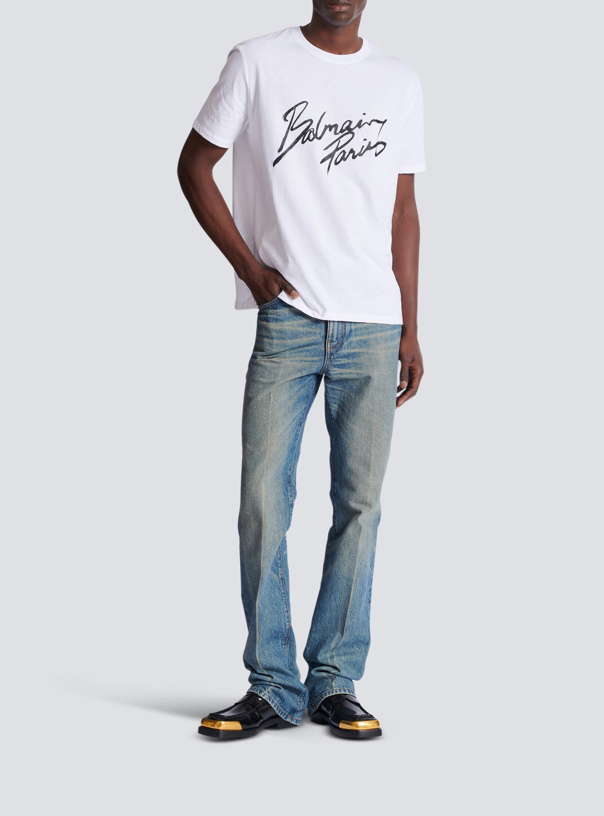 T-shirt à motif - Blanc & Noir