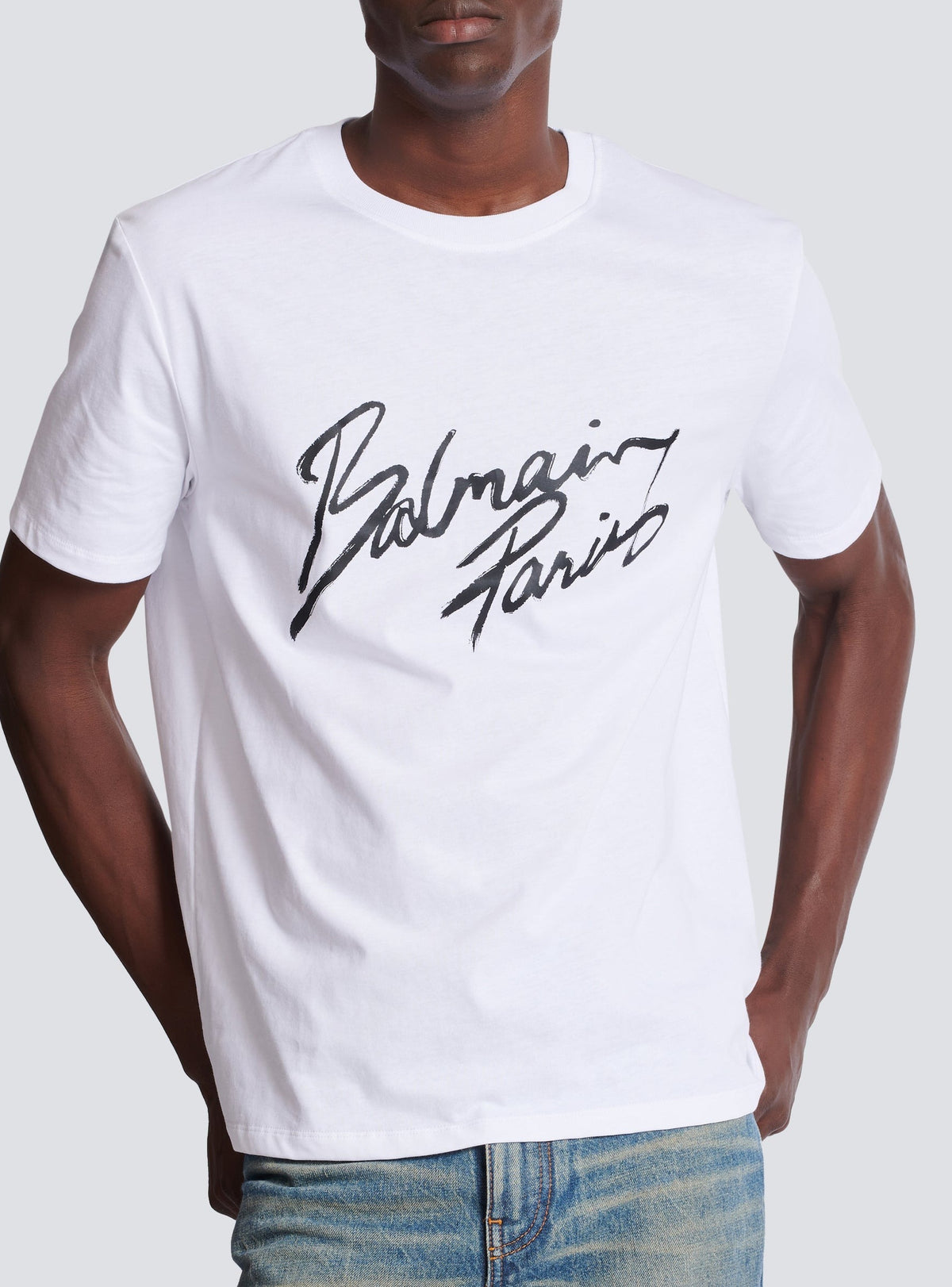 T-shirt à motif - Blanc & Noir
