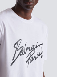 T-shirt à motif - Blanc & Noir