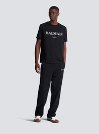 T-shirt avec imprimé balmain - Noir & Blanc