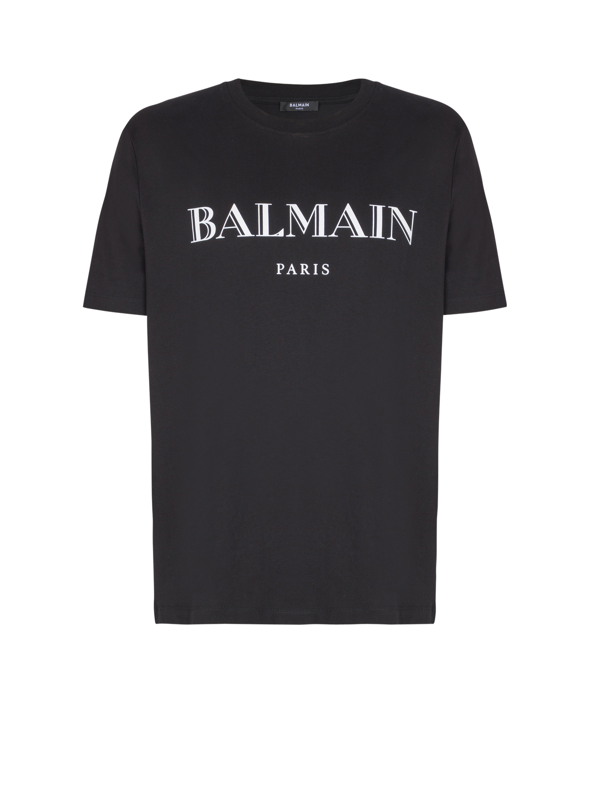 T-shirt avec imprimé balmain - Noir & Blanc