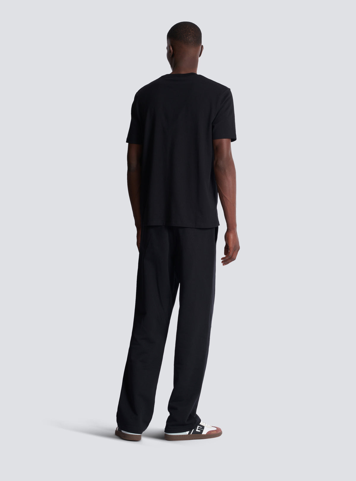 T-shirt avec imprimé balmain - Noir & Blanc