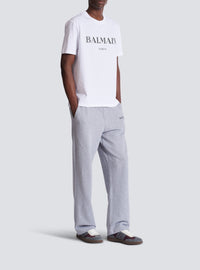 Printed T-shirt - White & Black