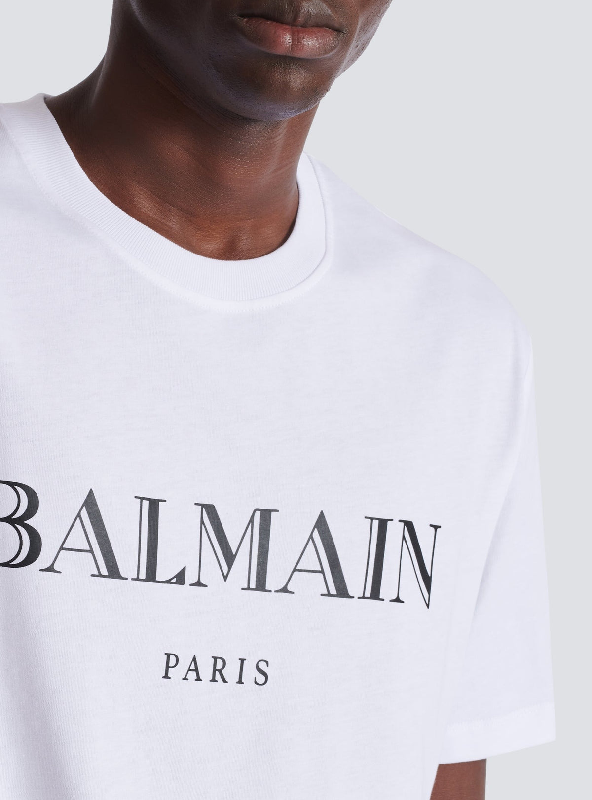 Printed T-shirt - White & Black