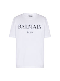 Printed T-shirt - White & Black