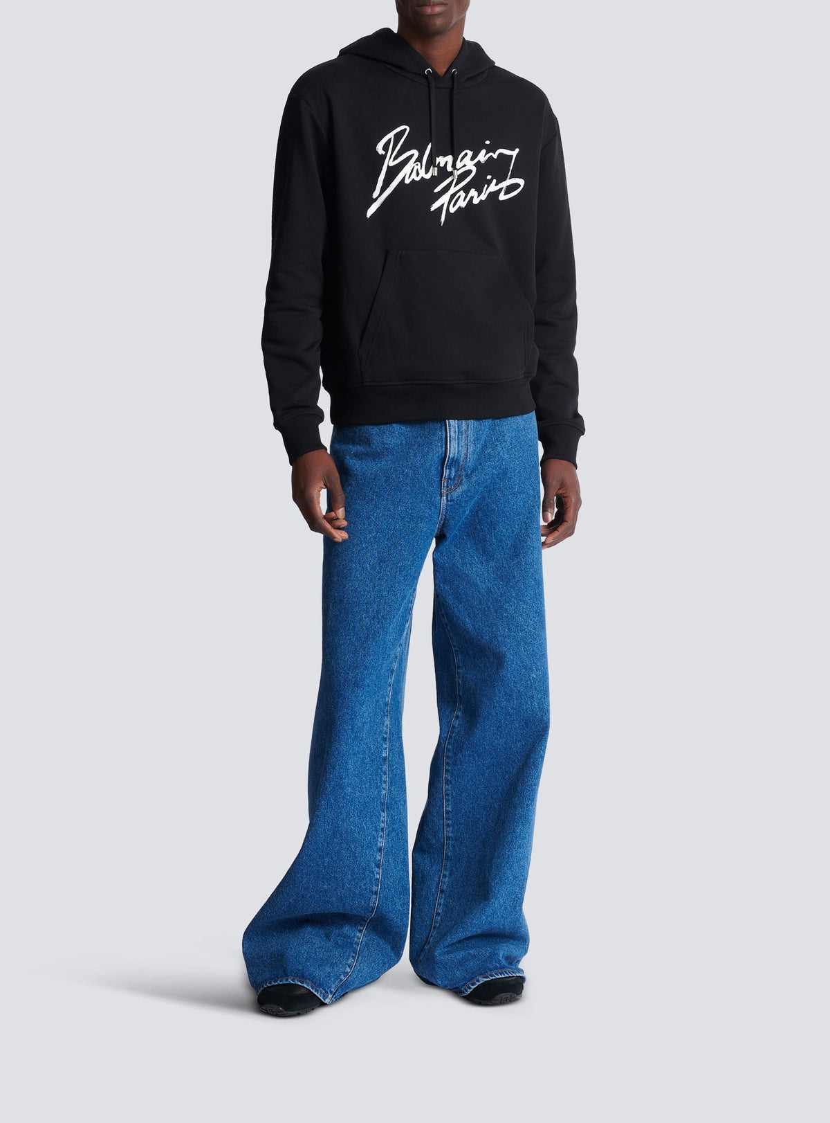 Sweat à capuche à motifs - Noir & Blanc