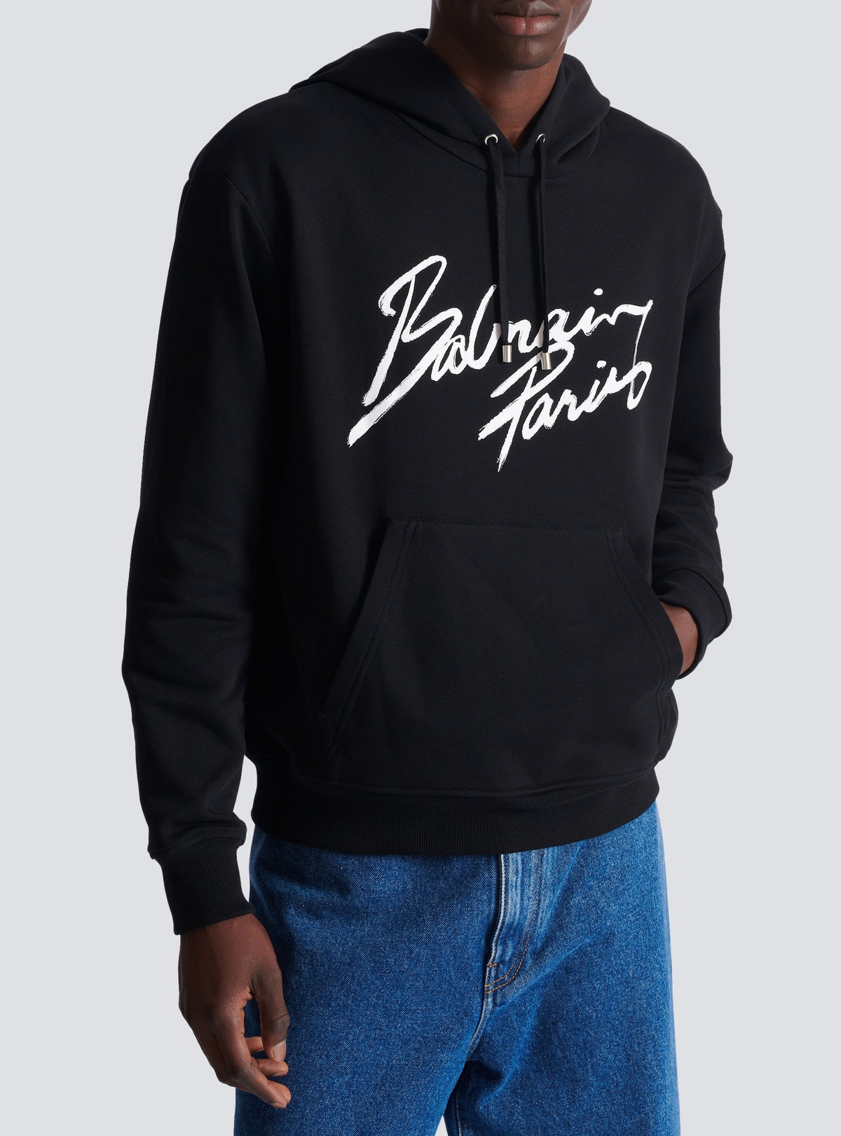 Sweat à capuche à motifs - Noir & Blanc