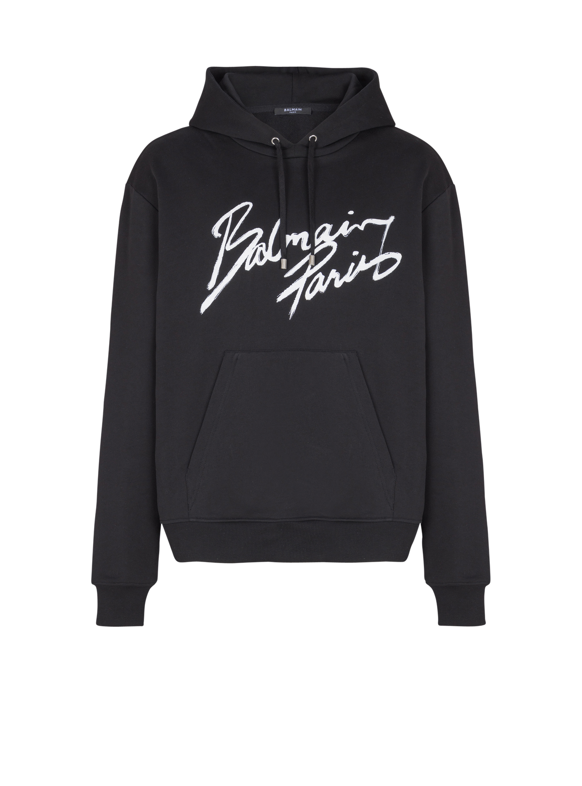Sweat à capuche à motifs Balmain - Noir & Blanc