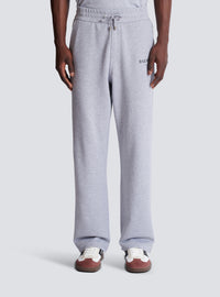 Pantalon de survêtement à imprimé Balmain - Gris Chiné & Noir
